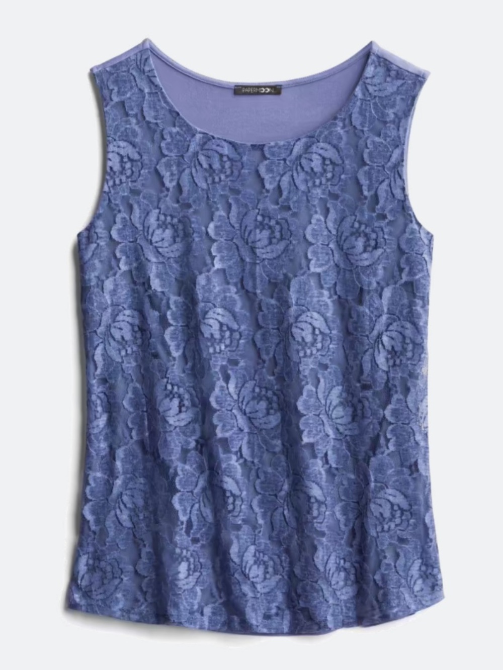 Papermoon Lace Camisole Tank - Periwinkle